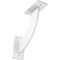 Ekena Millwork Bradford Steel Bracket, White Primer 2"W x 7"D x 7"H BKTM02X07X07BRPWH - alternate 1
